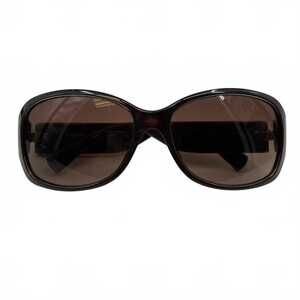 Coach Brown Gold Logo Print Sunglasses | OS Regular